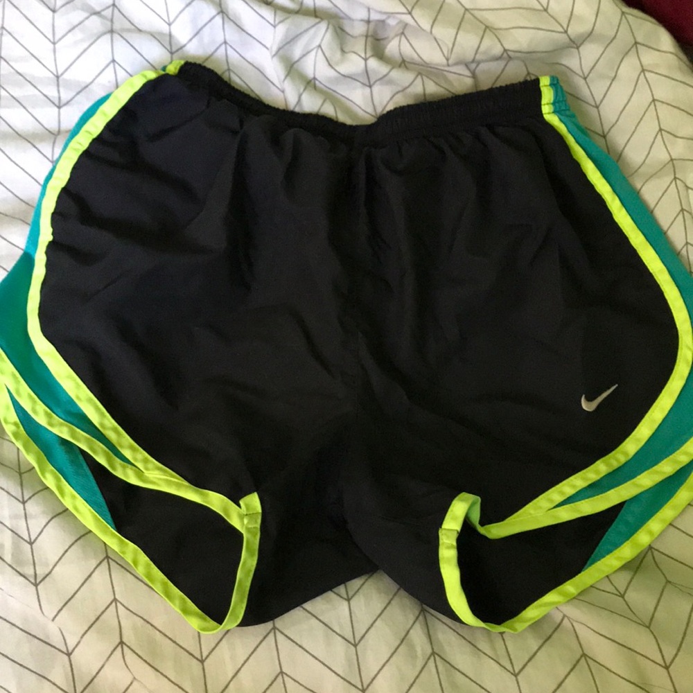 multi color nike athletic shorts